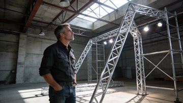Pop-up Festival Stages: Rigging Lights on Scaffolding