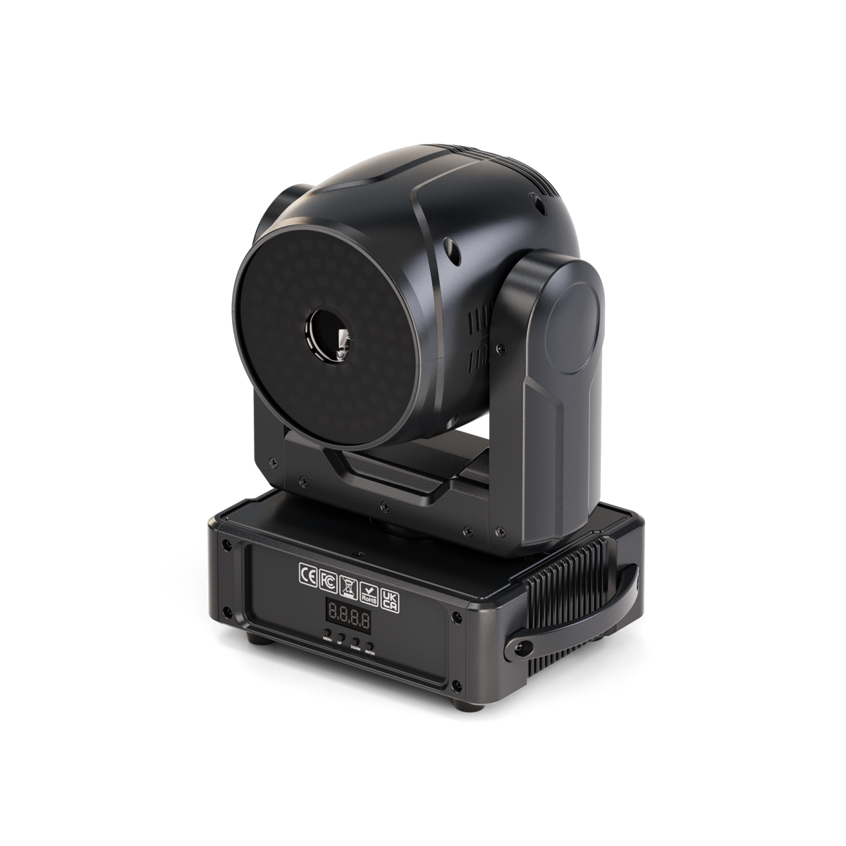Angled rear view of ZQ02622 moving laser light
