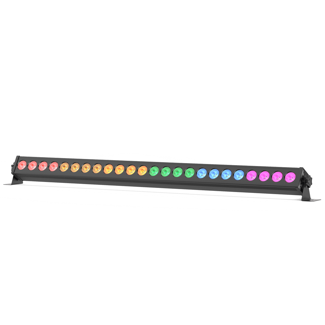 UKING ZQ06017 WASH wall washer light bar with 24 RGB LEDs and color effects.