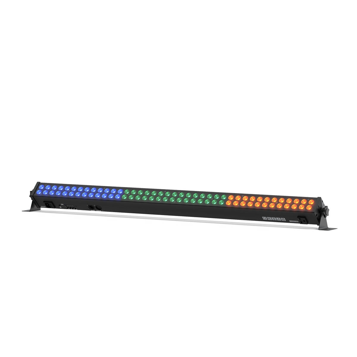 UKING ZQ06200 RGB LED wash light bar, 80 x 2W LEDs, DMX/RDM control.