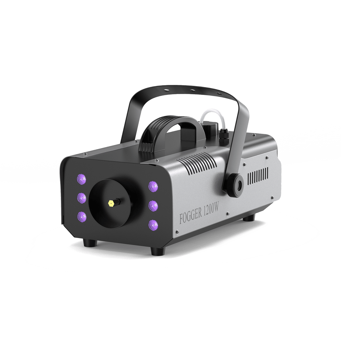 UKING ZQ10016 1200W fog machine with purple LED lights
