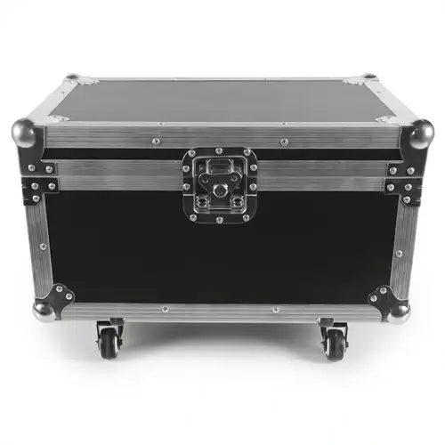 UKING ZQ02042/ZQ02357 black protective flight case with wheels for moving head lights.