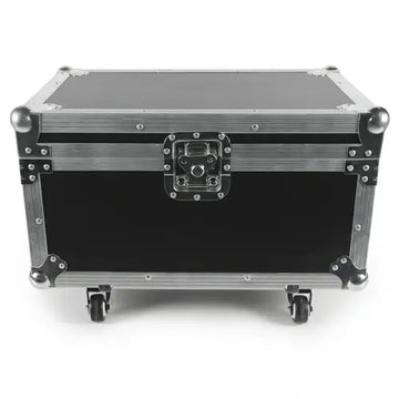 UKING ZQ02042/ZQ02357 black protective flight case with wheels for moving head lights.