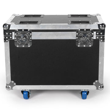 UKING ZQ02253/ZQ02103 small flight case with wheels and metal hardware.