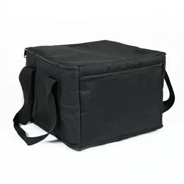UKING black waterproof par light carry bag with padded interior and handles.
